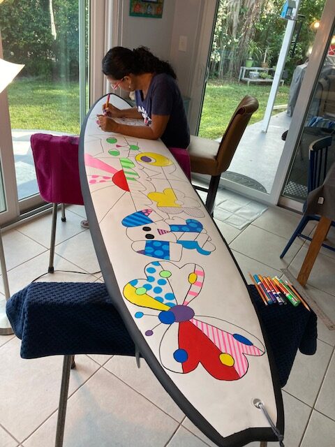 Paint Surfboard 3 Rotated